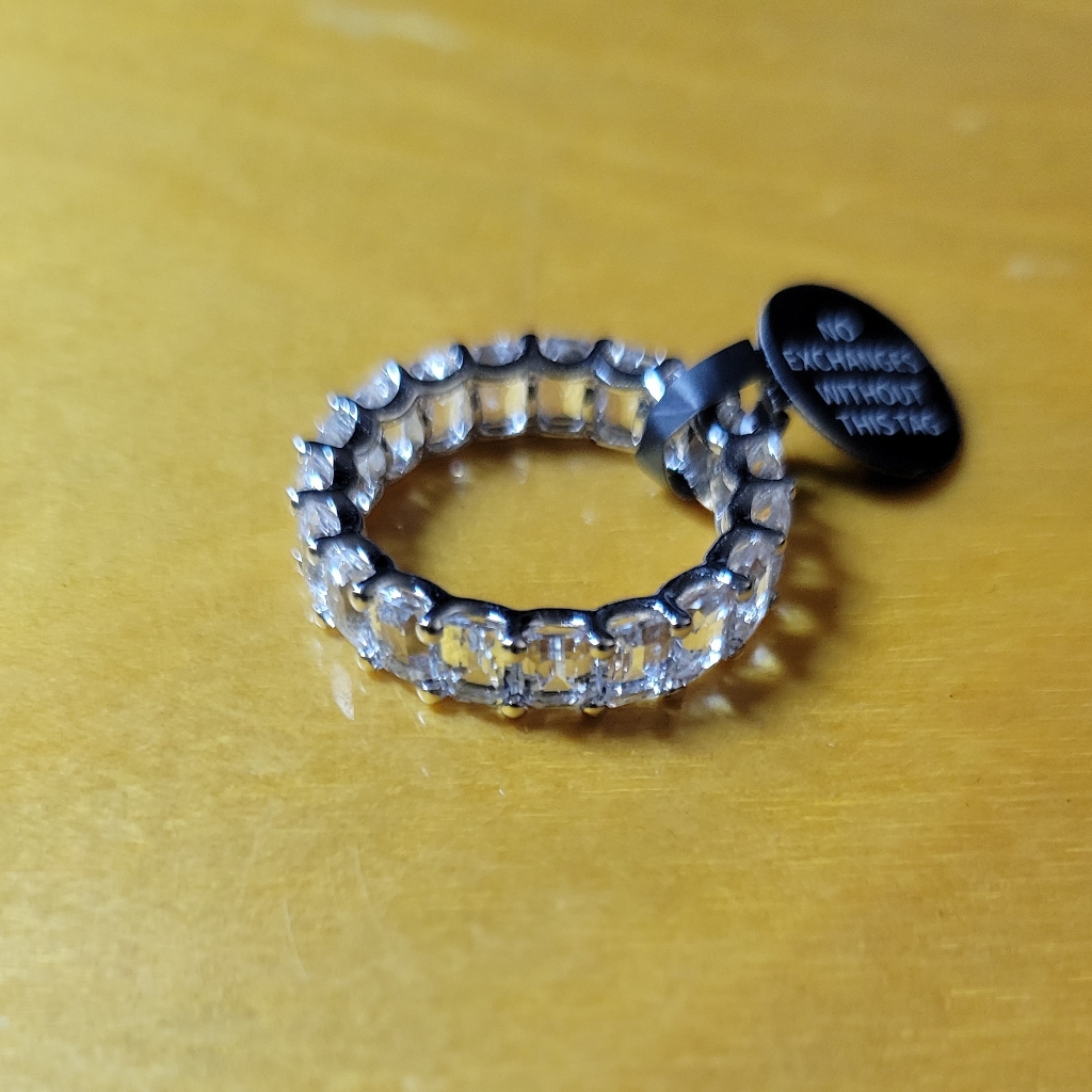 Ring Concierge Petite Emerald Cut White Topaz Ring 400$